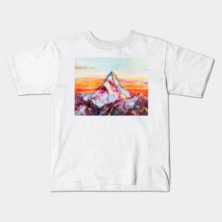 Many-Faced Everest Kids T-Shirt